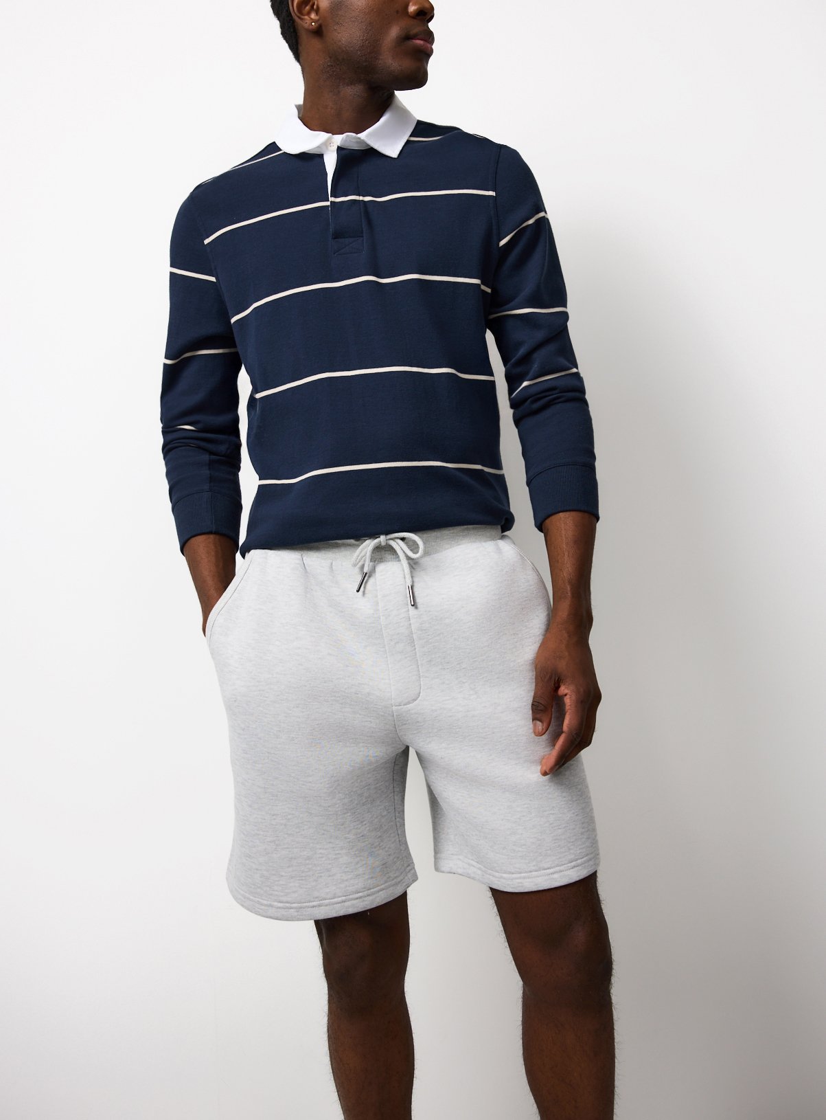 Grey Heavyweight Jersey Shorts XXL