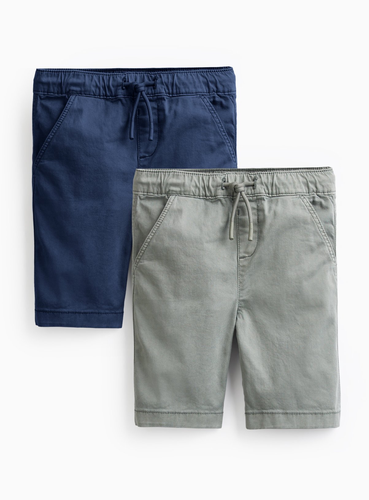 Navy & Khaki Twill Shorts 2 Pack 8 years