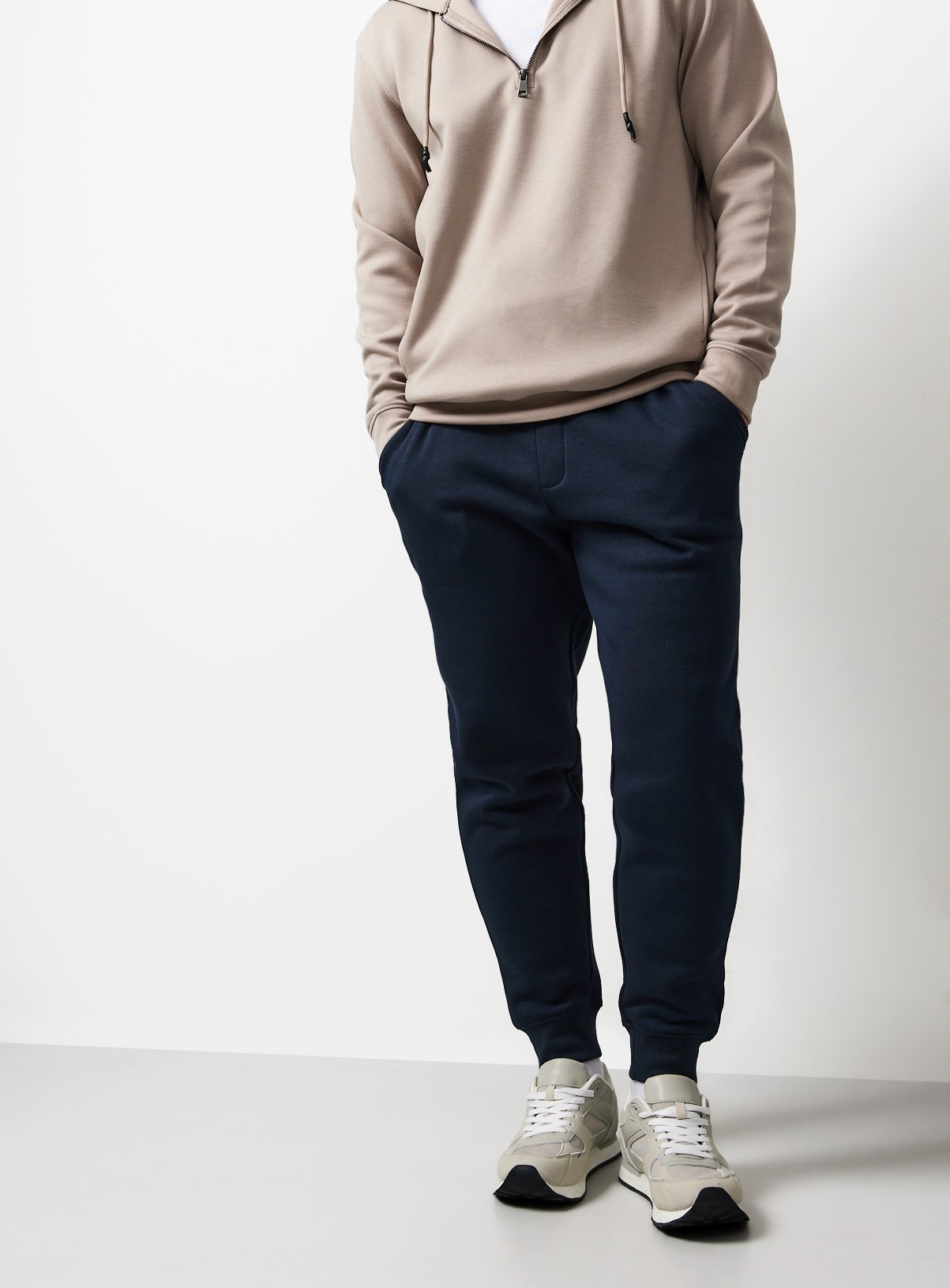 Navy Ultimate Cuffed Joggers XL