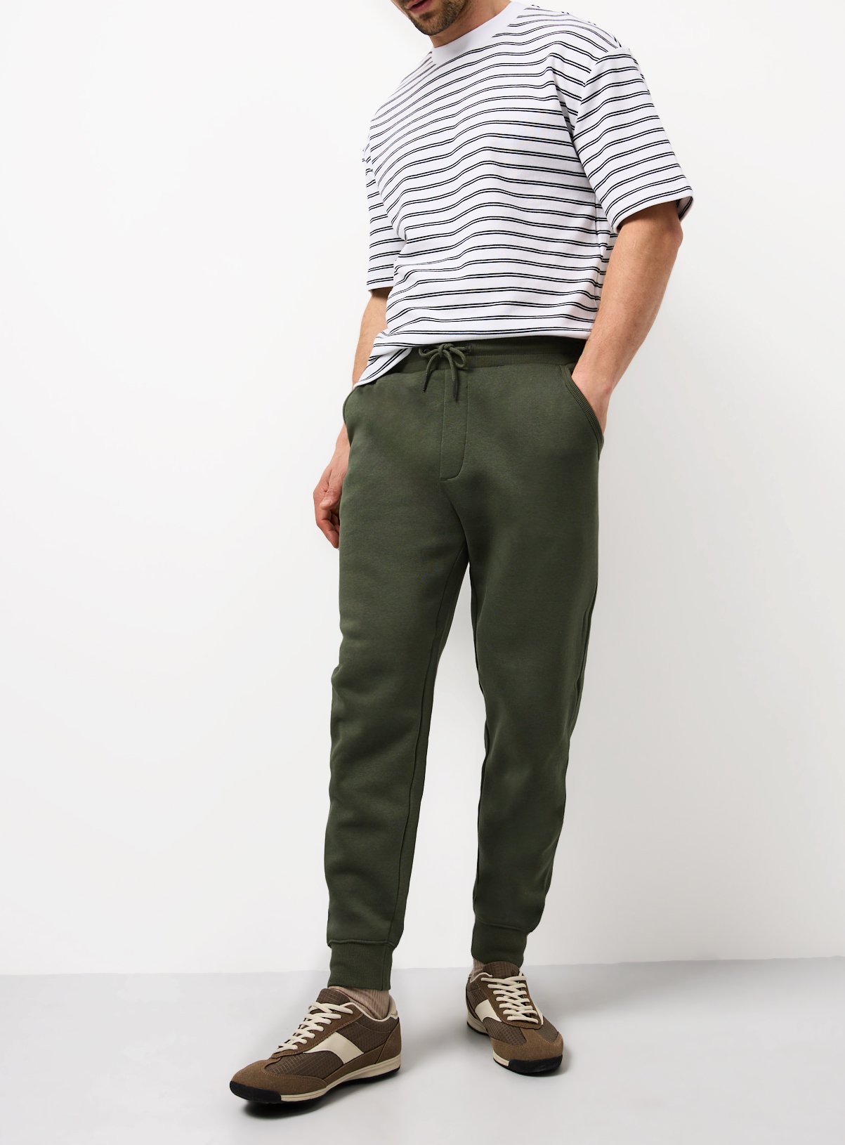 Ultimate Stone & Khaki Cuffed Joggers 2 Pack XXL