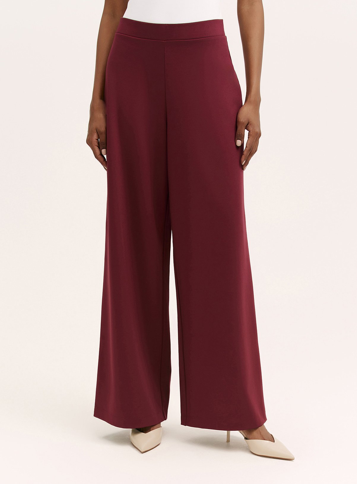 FINERY Kenzie Trouser Burgundy 