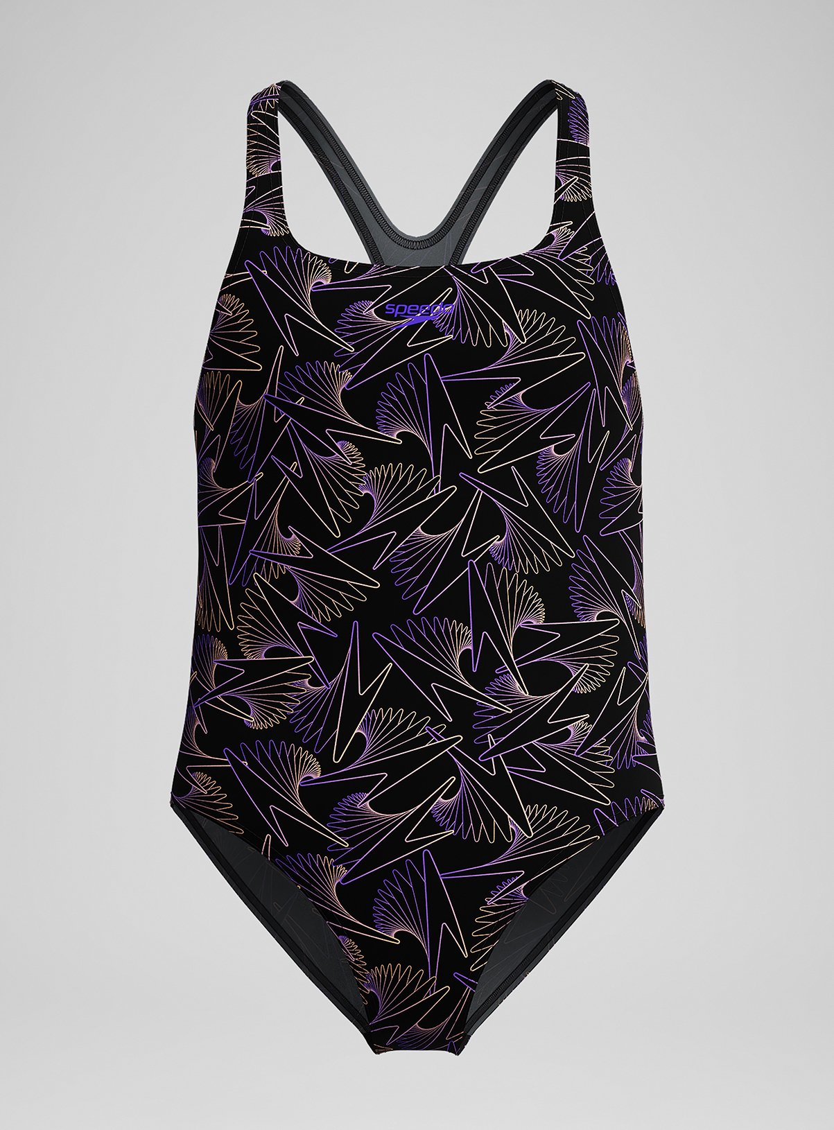 SPEEDO Girls HyperBoom Allover Medalist Swimsuit 