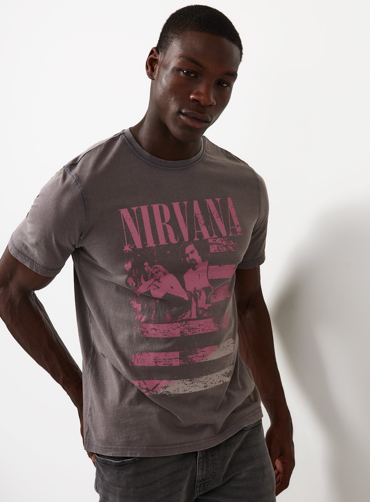 Charcoal Nirvana Graphic T-Shirt