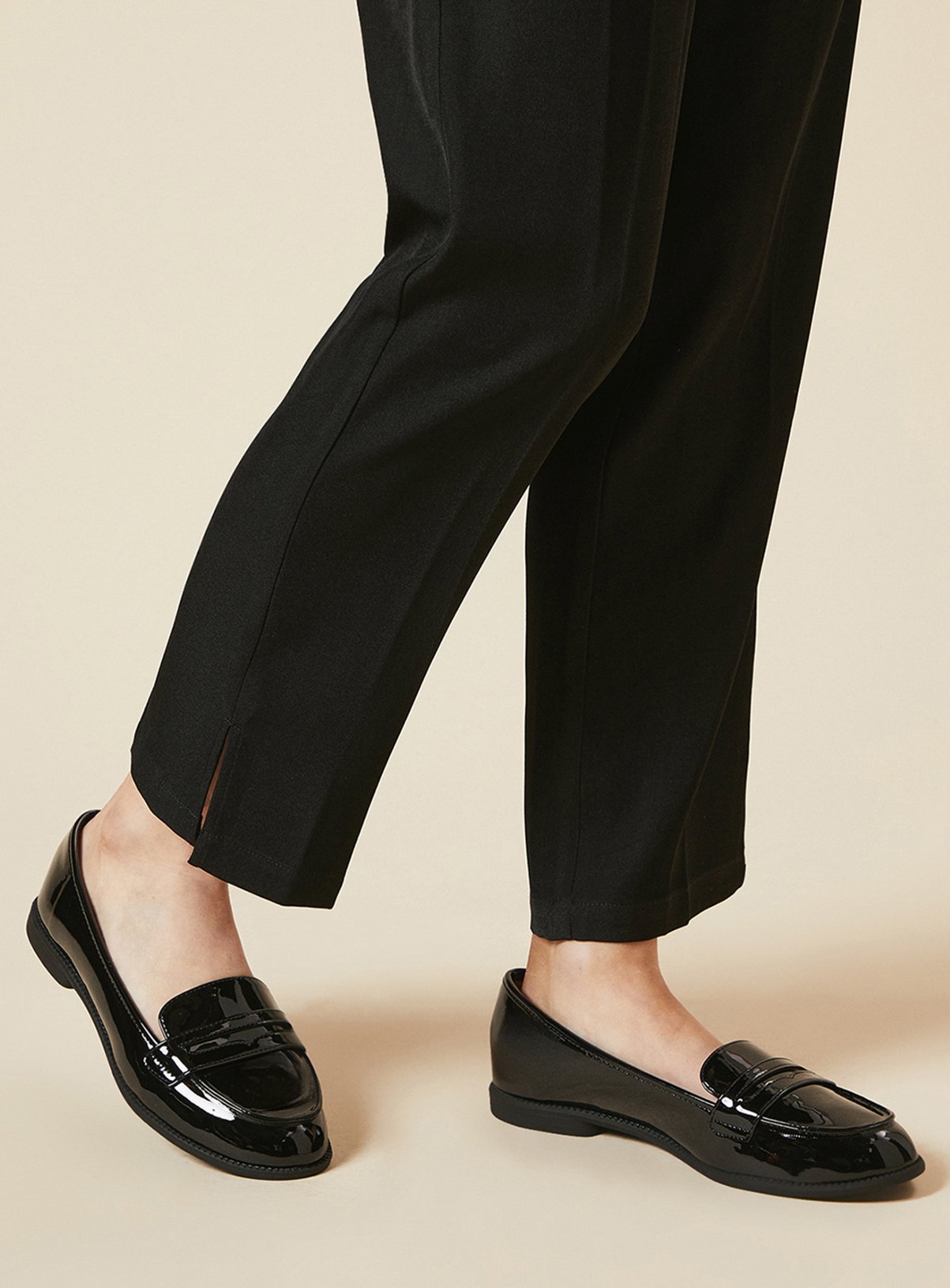 DOROTHY PERKINS Lara Penny Loafers True Black 