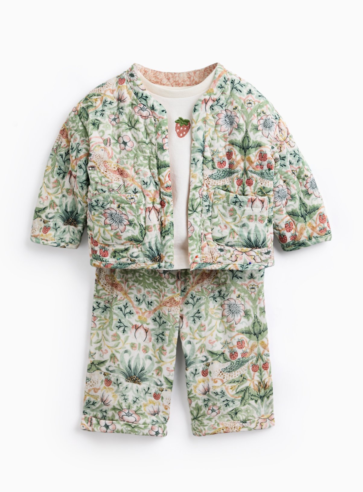 Tu x Morris & Co. Strawberry Thief 3 Piece Set