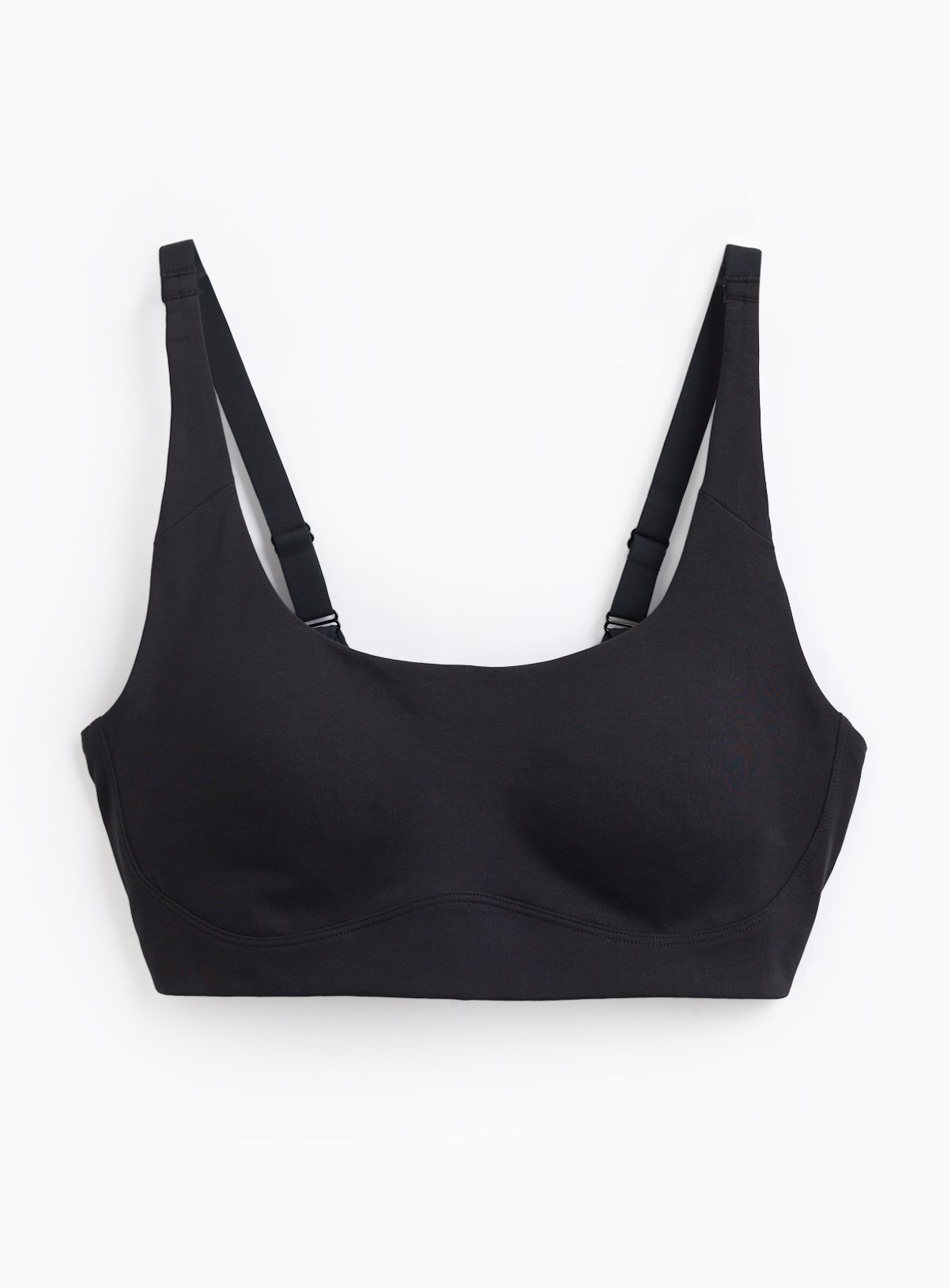 Cottonform™ Black Crop Top