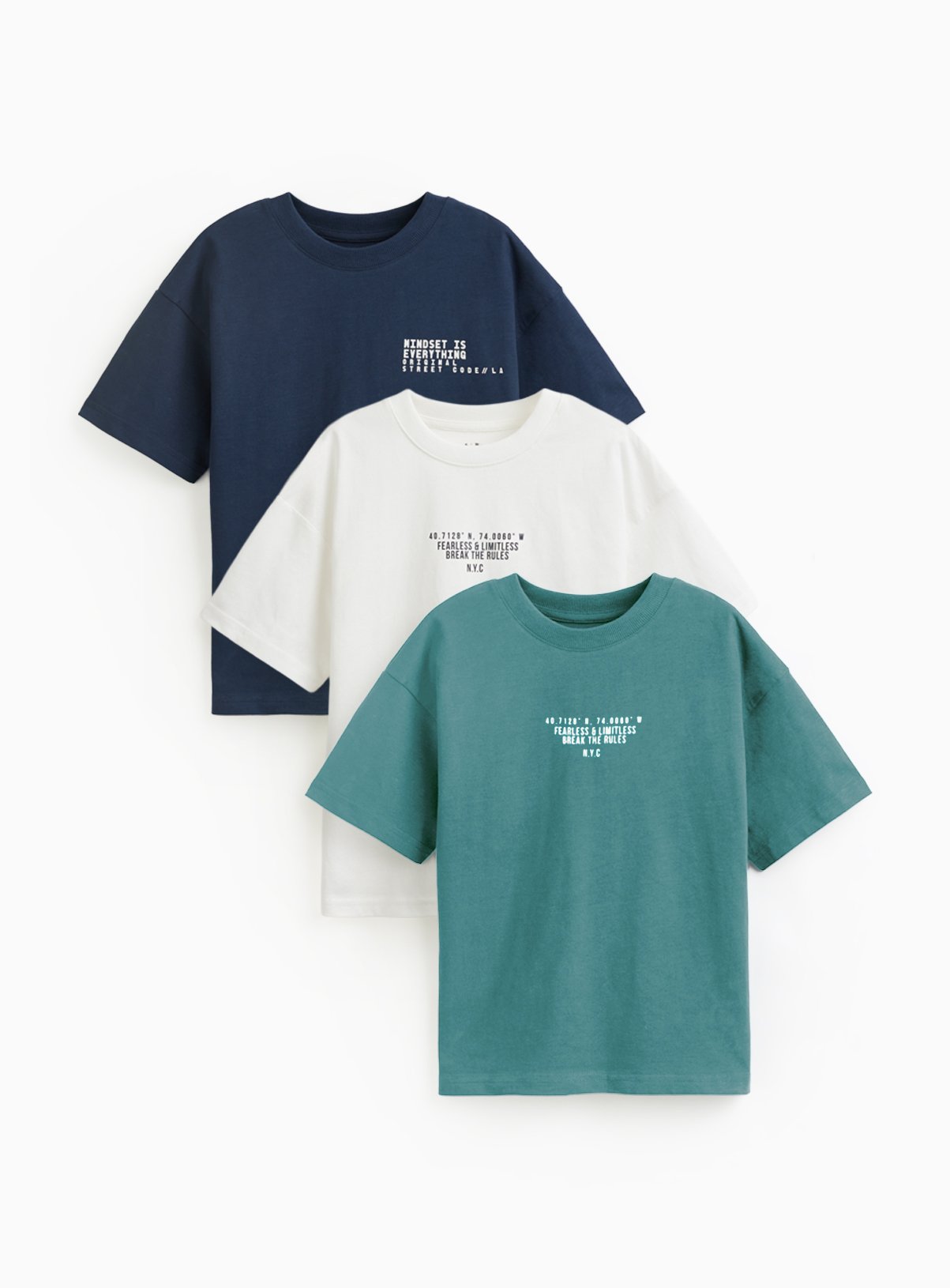 Sun Bleached Graphic Print T-Shirts 3 Pack 5 years