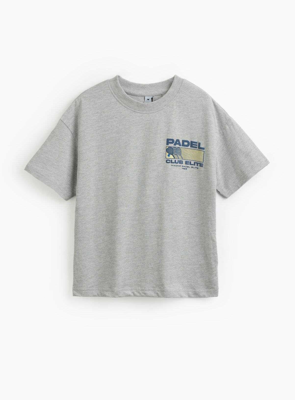 Grey Padel Print T-Shirt 9 years