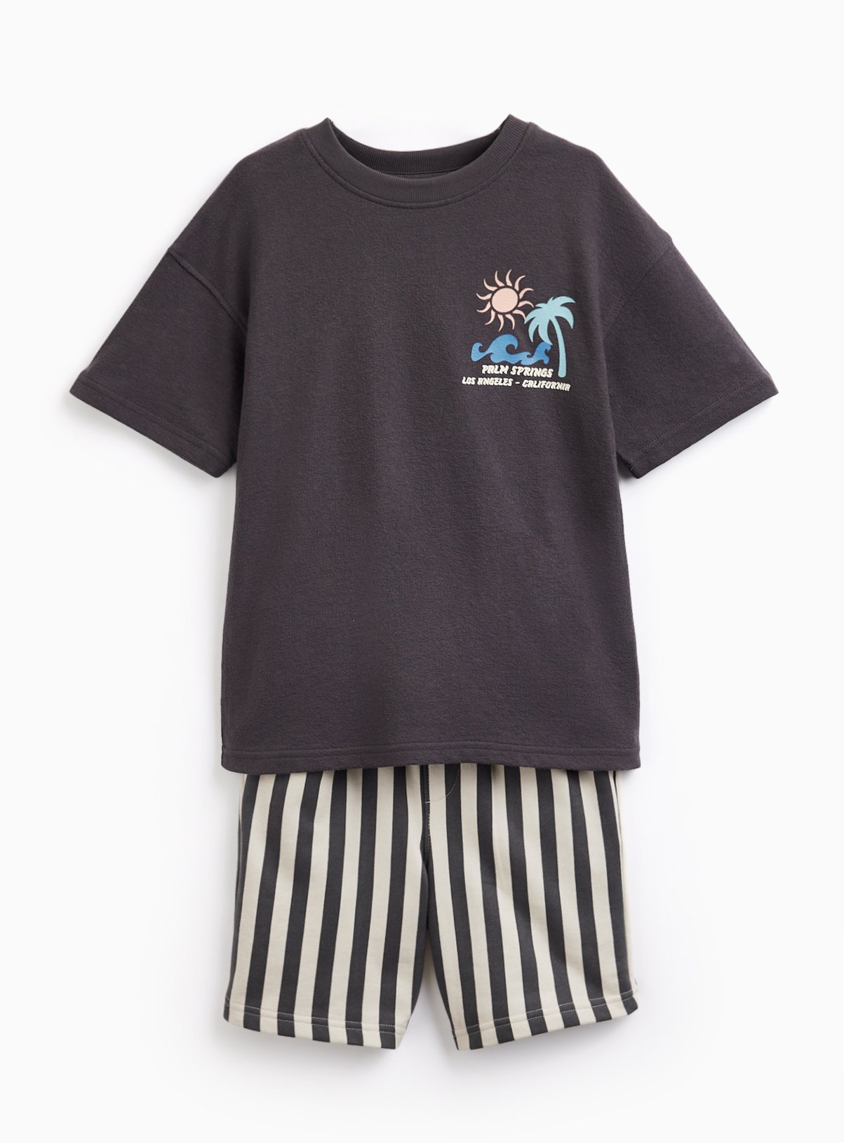 Palm Springs Graphic T-Shirt & Shorts Set 11 years
