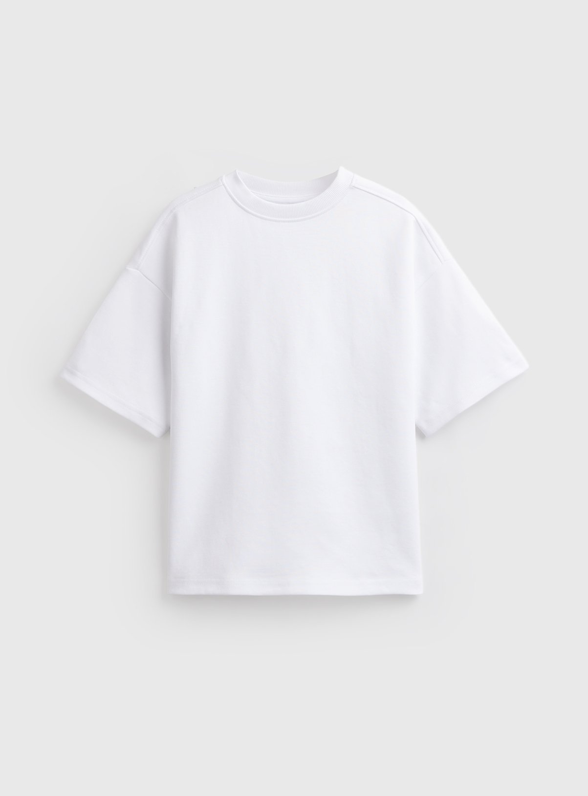 White Interlock T Shirt 8 years