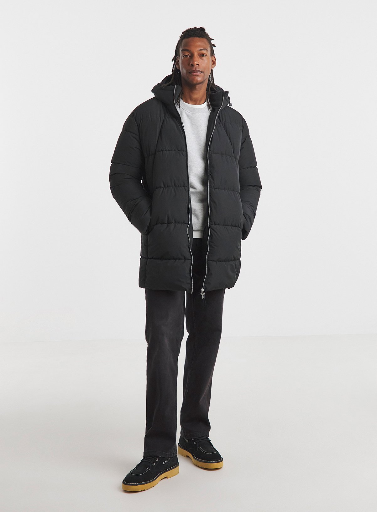 JACAMO Black Puffer Jacket M
