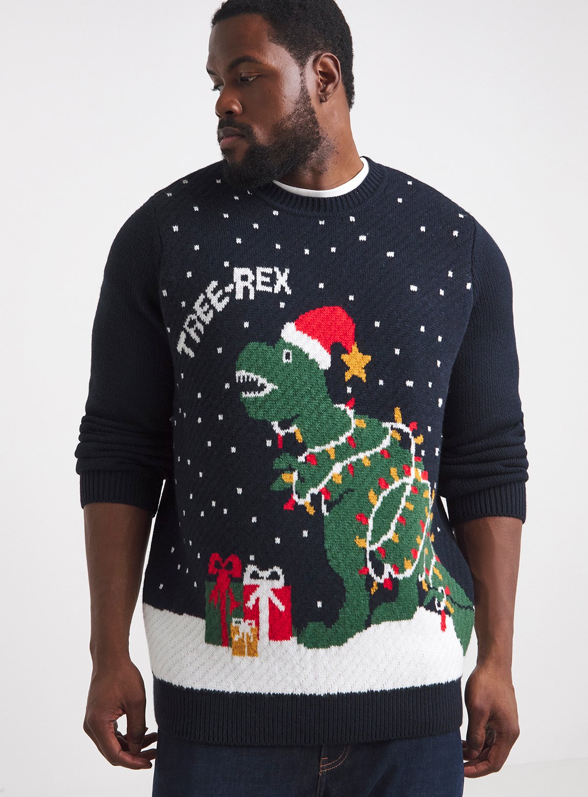 JACAMO Tree Rex Christmas Jumper