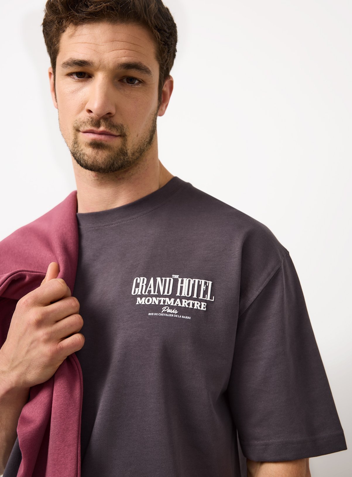Grand Hotel Graphic Print Relaxed T-Shirt