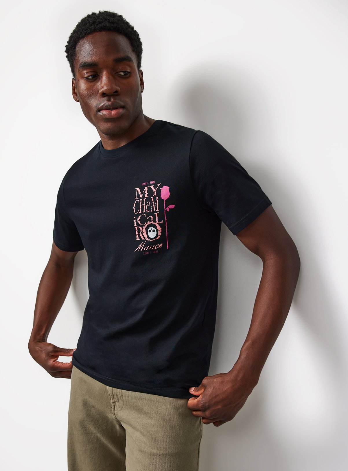 Black My Chemical Romance Graphic T-Shirt 