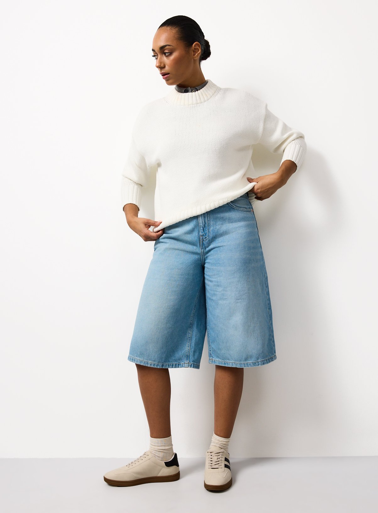 Light Blue Jorts 
