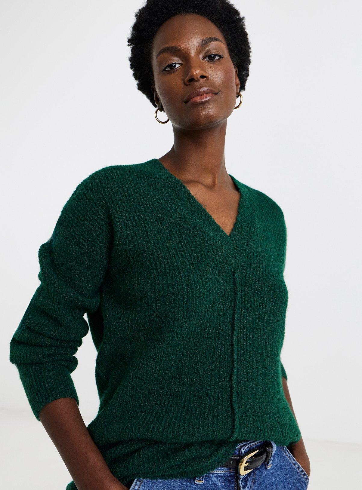 JD WILLIAMS Sponge V Neck Jumper 