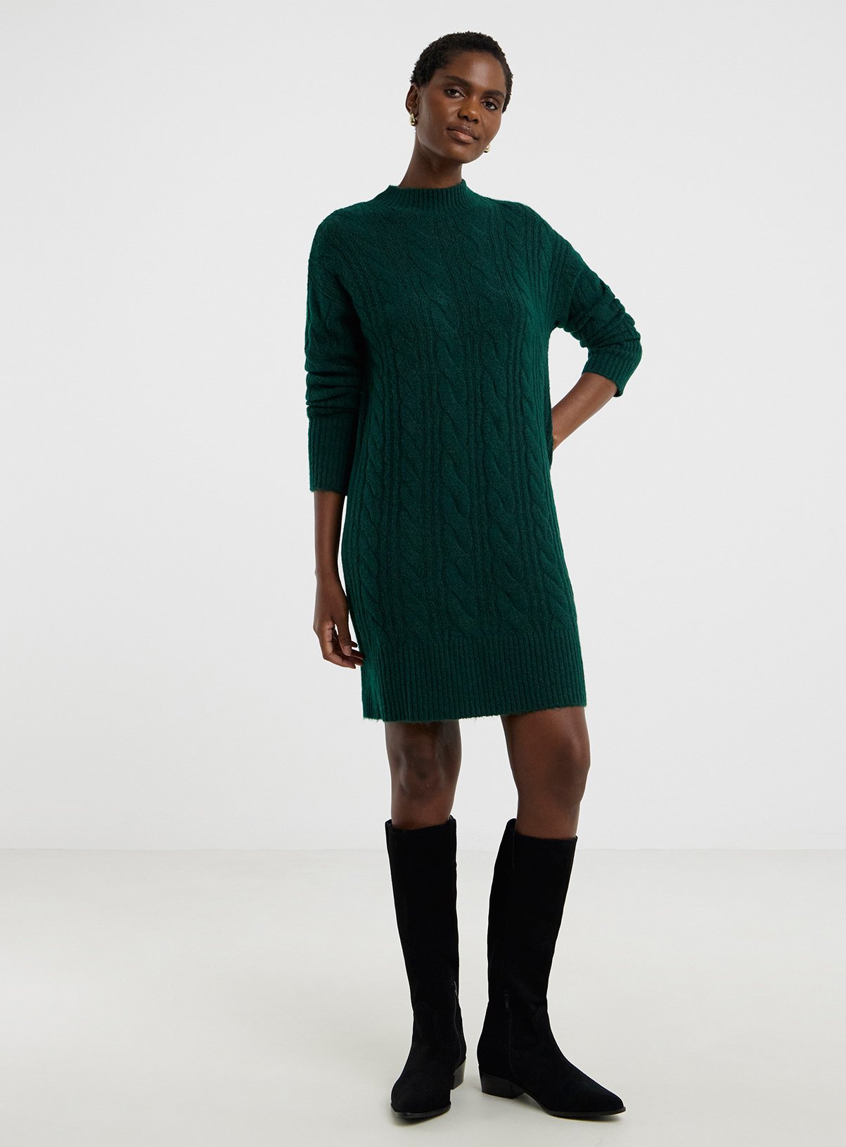 JD WILLIAMS Sponge Cable Jumper Dress 