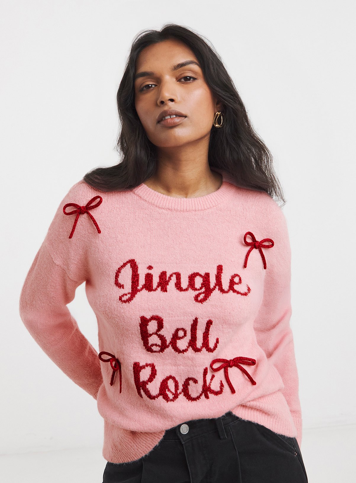 SIMPLY BE Jingle Bell Rock Christmas Jumper 
