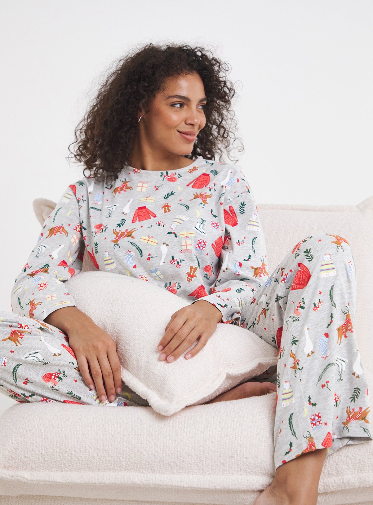 SIMPLY BE Family Matching Pyjama Set Ladies 