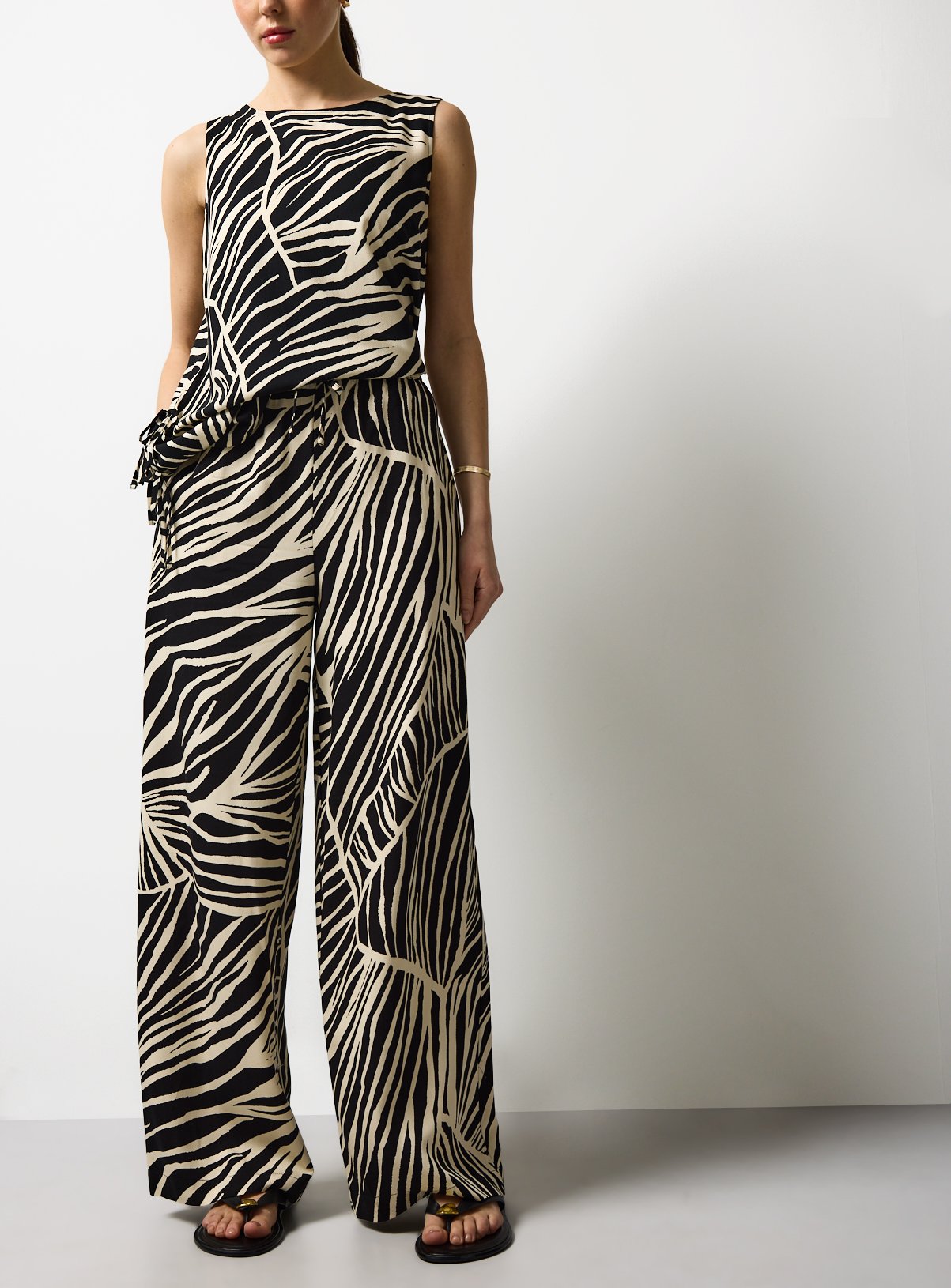 Wide Leg Co-ord Trousers 