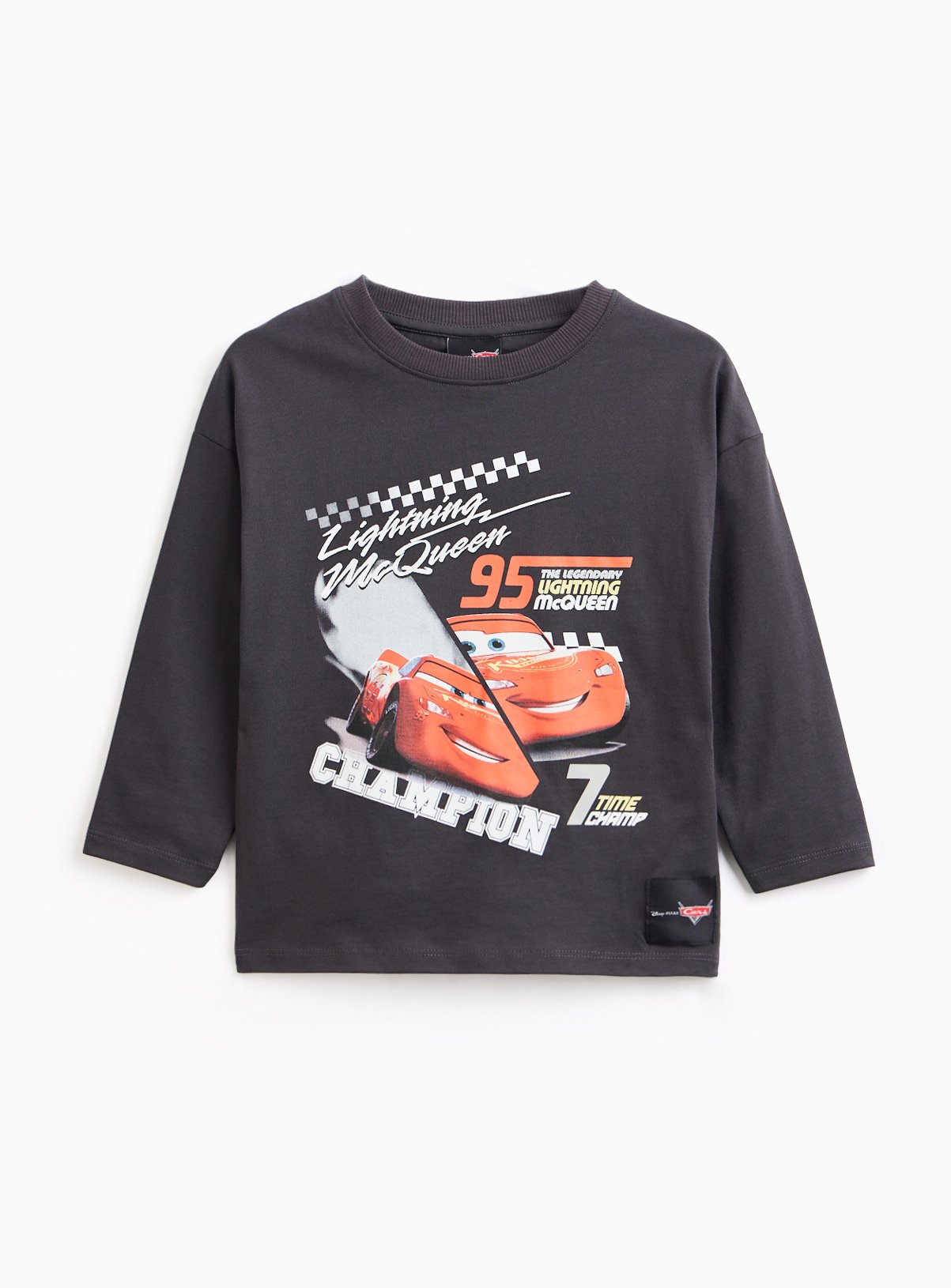 Disney Cars Character Print Long Sleeve T-Shirt 