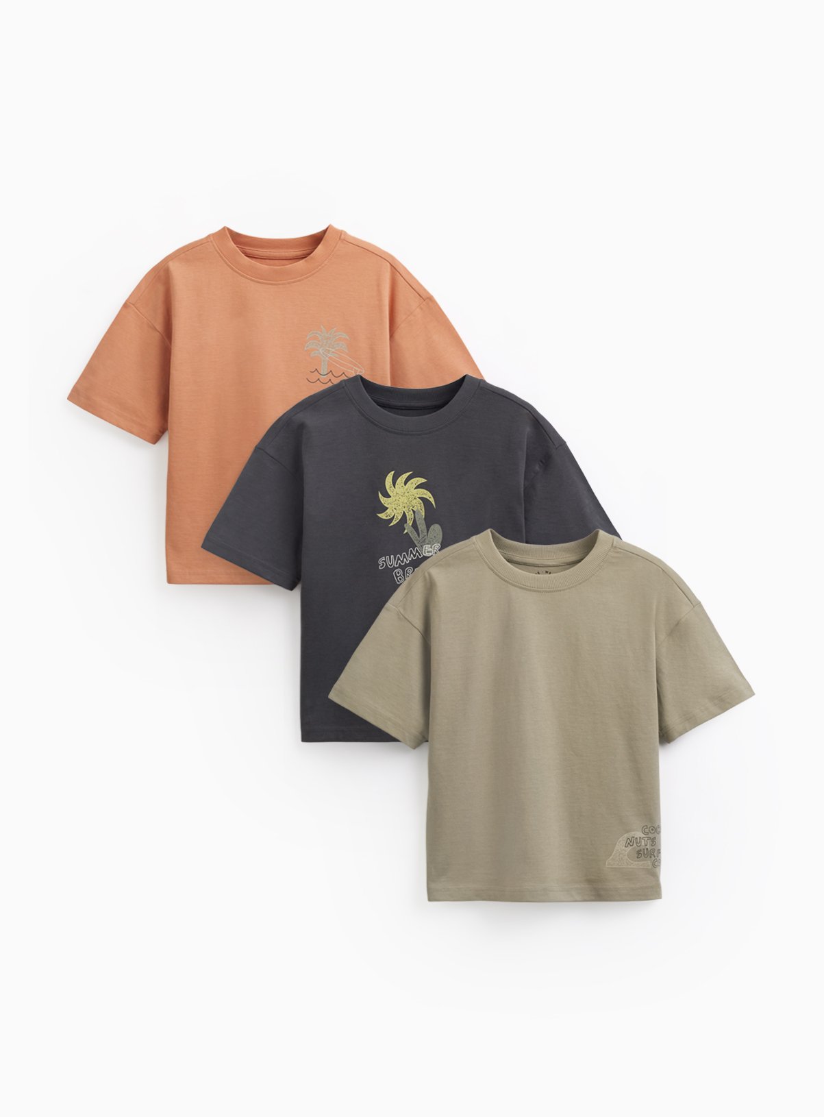 Palm Tree Graphic Tees 3 Pack 