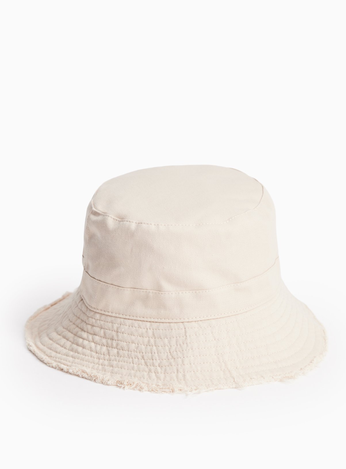 Neutral Denim Bucket Hat One Size
