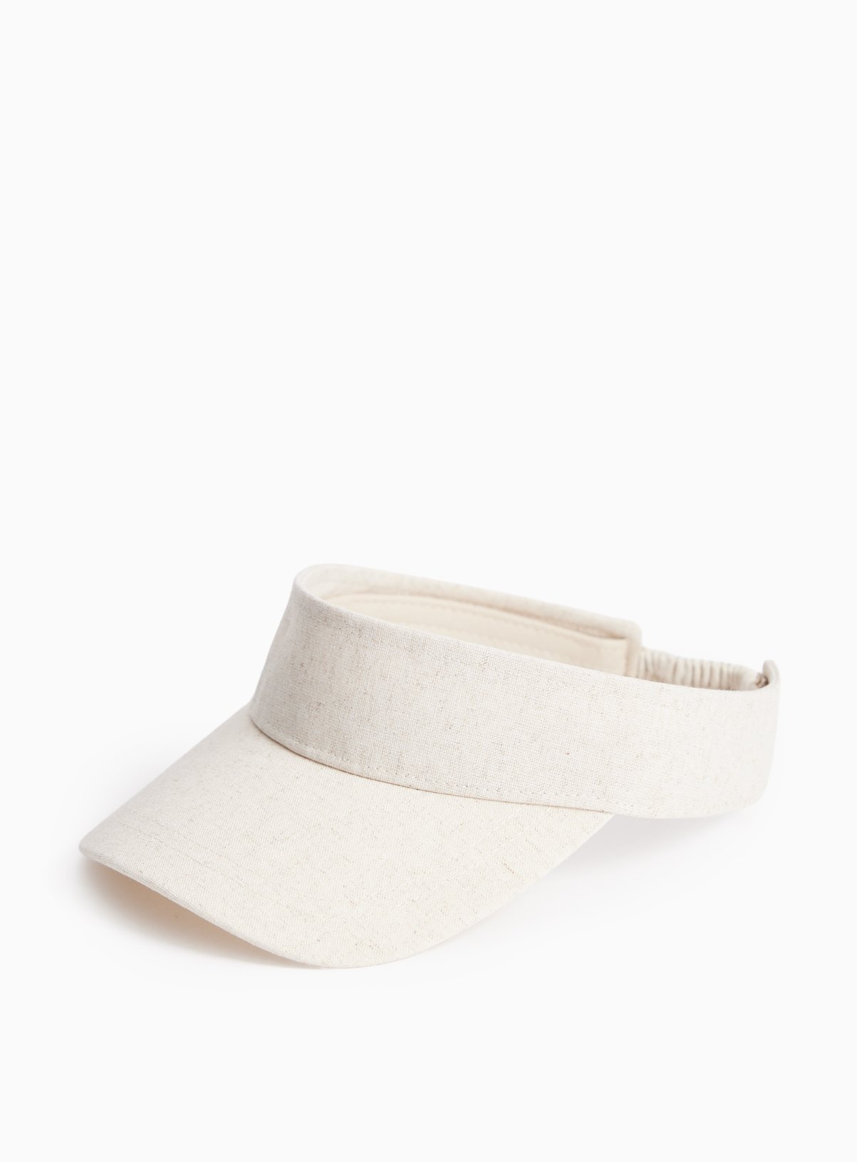 Neutral Linen Visor Cap One Size