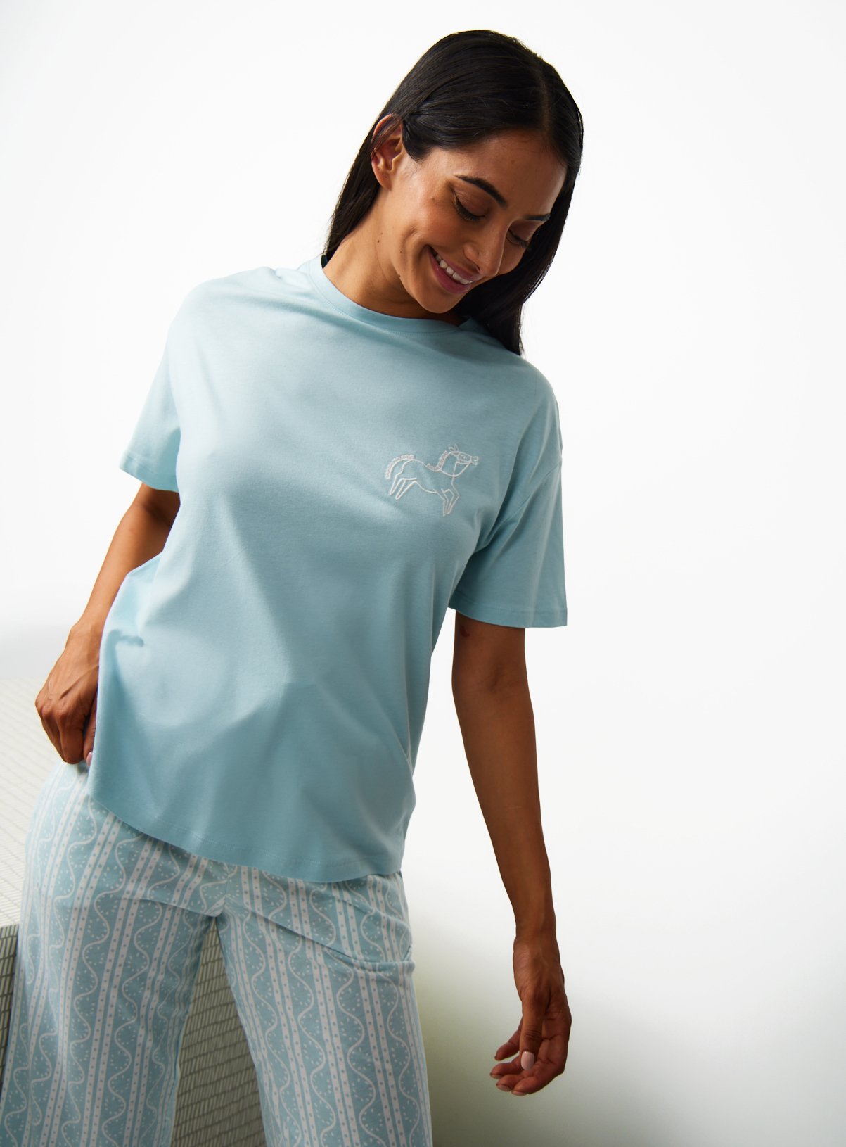 Tu X Scion Blue Patterned Pyjamas