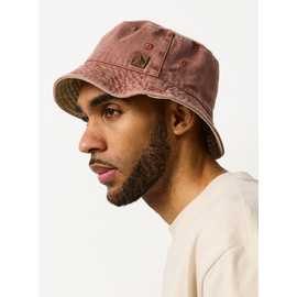Natural Reversible Bucket Hat One Size