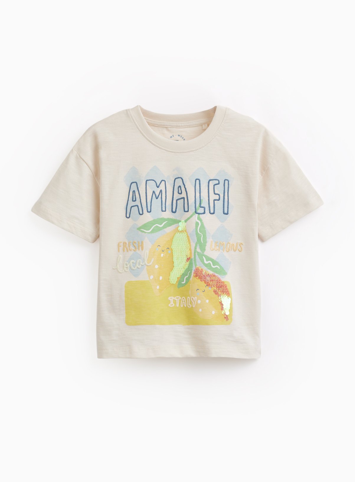 Lemon Print Relaxed T-Shirt 