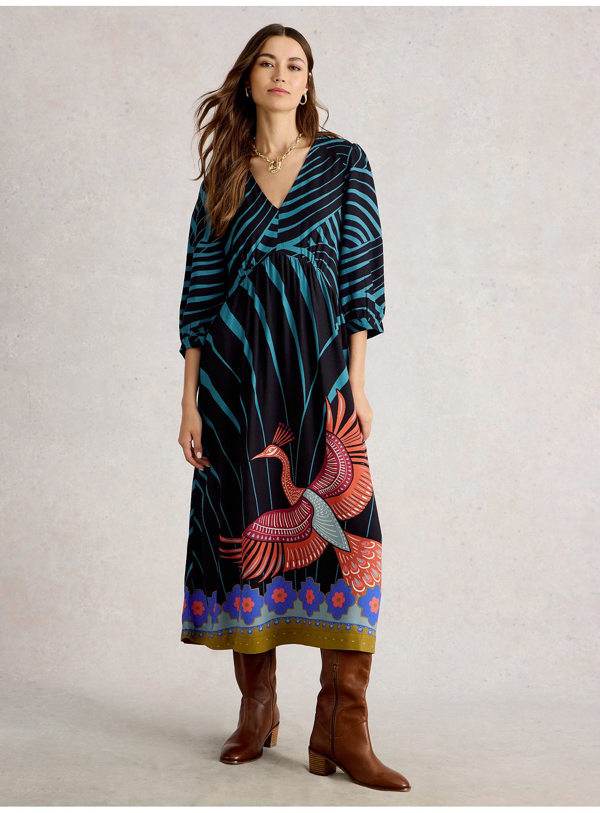 WHITE STUFF Lucy Midi Dress