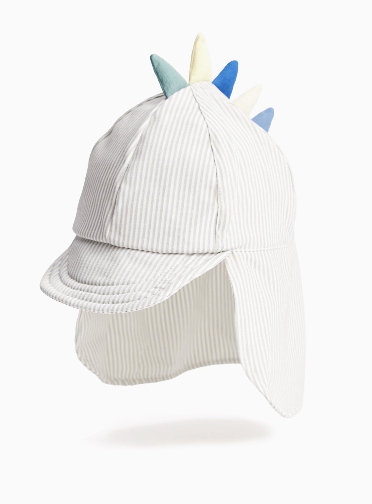 Blue Stripe Dino Detail Keppi Hat 