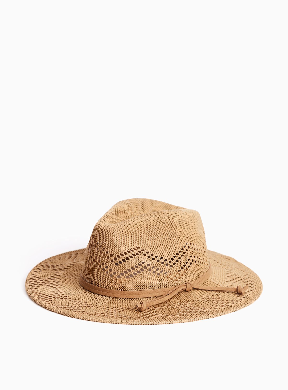 Natural Packable Straw Stetson Hat One Size