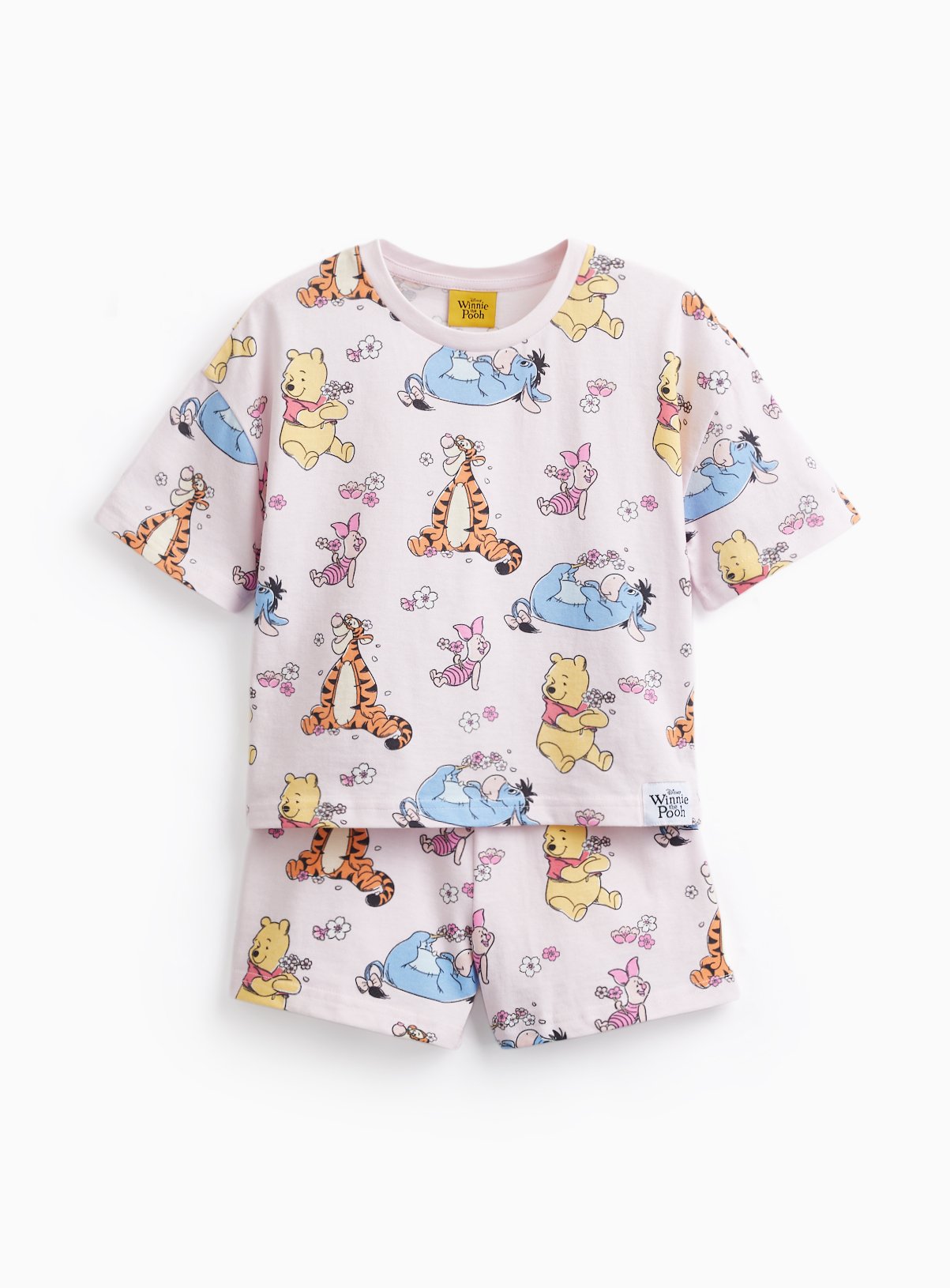 Pink Disney Winnie The Pooh Shortie Pyjamas 3-4 years