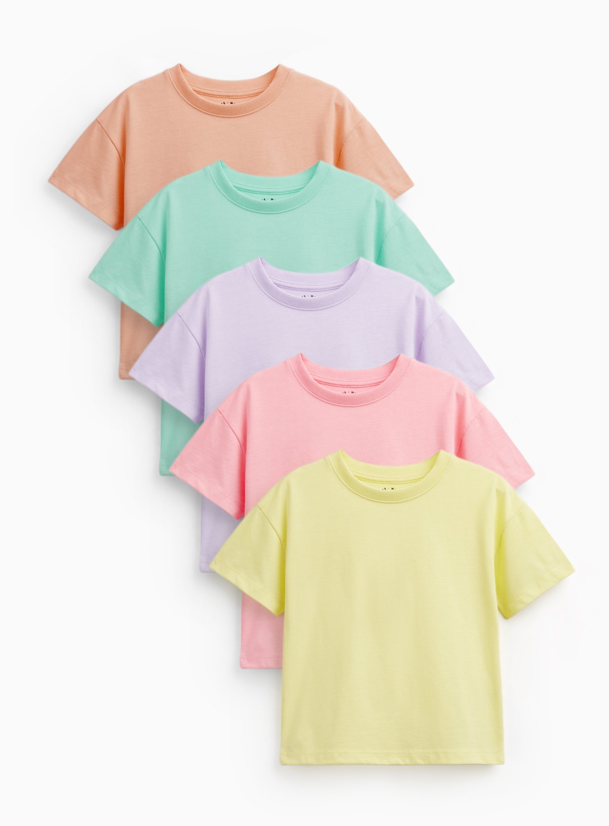 Pastel T-Shirts 5 Pack 3-4 years
