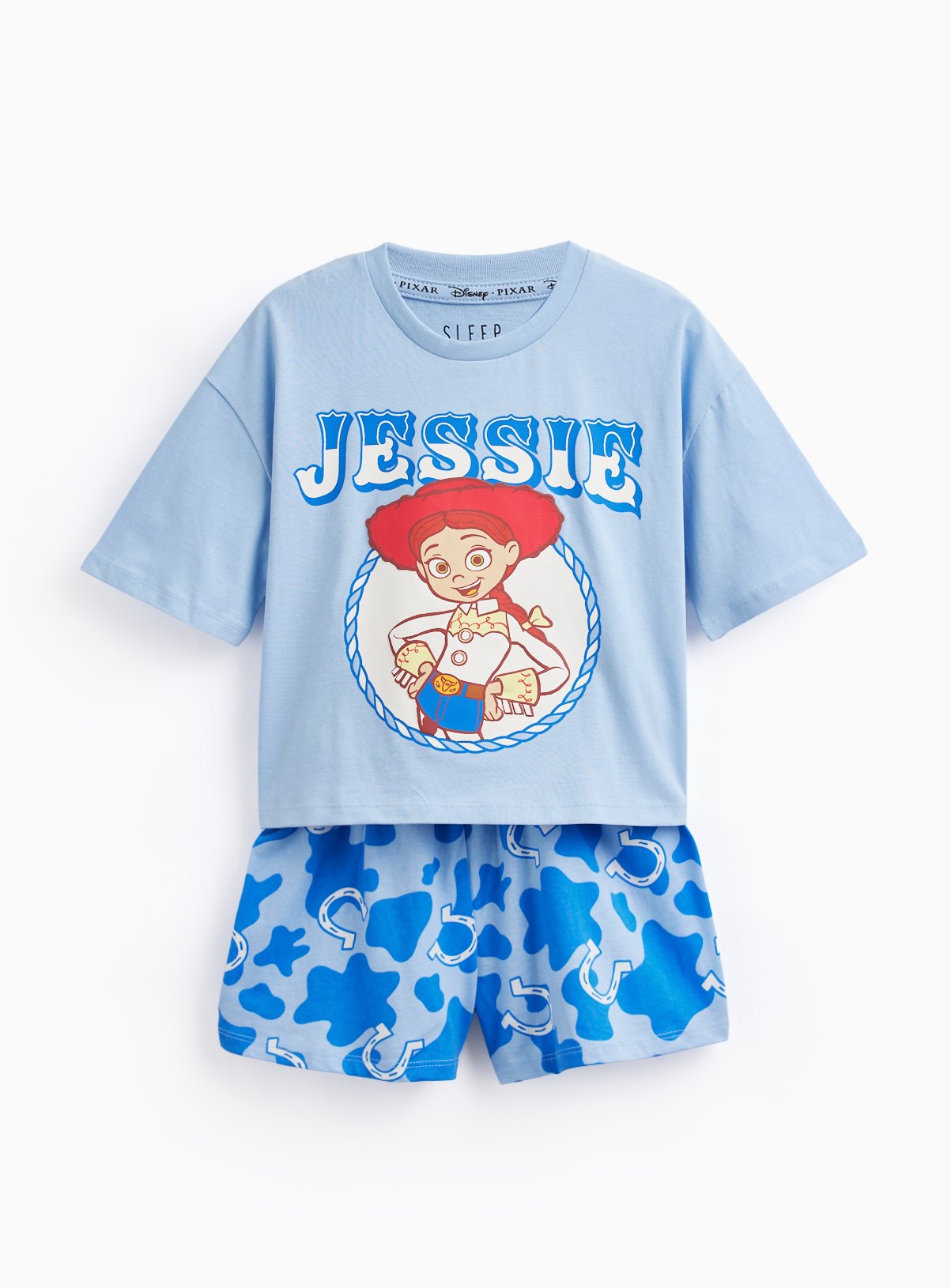 Blue Toy Story Jessie Print Shortie Pyjamas