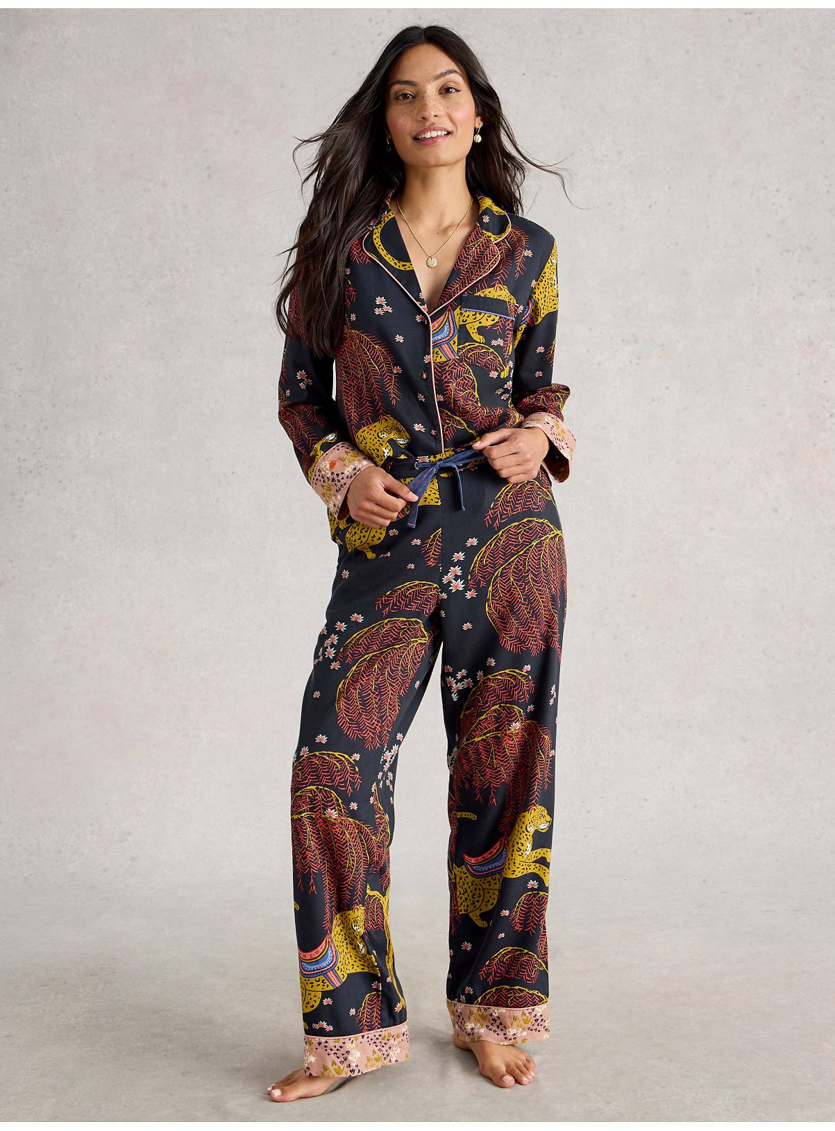 WHITE STUFF Nina Organic Pyjama Bottom