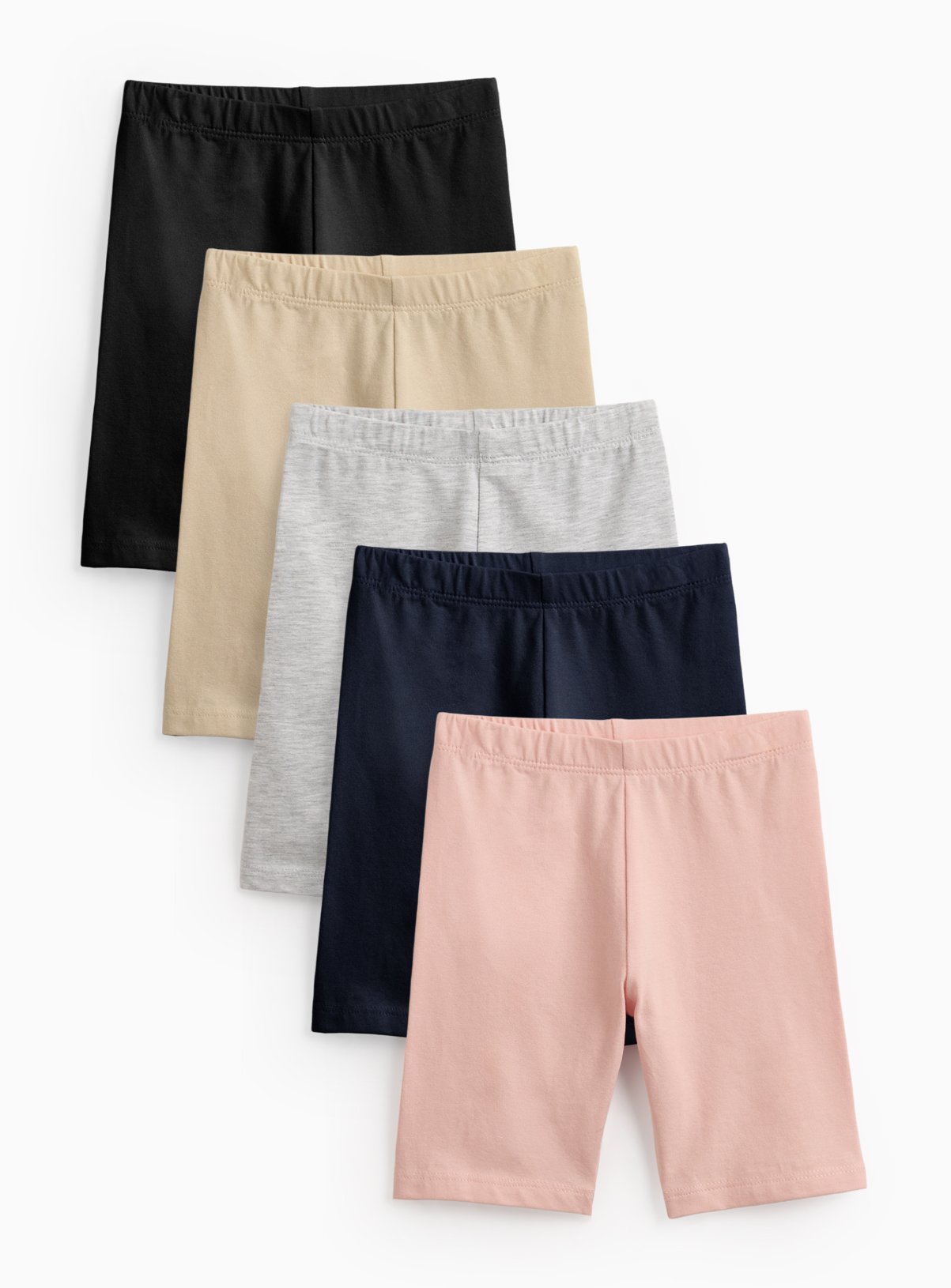 Assorted Colours Cycling Shorts 5 Pack 3-4 years