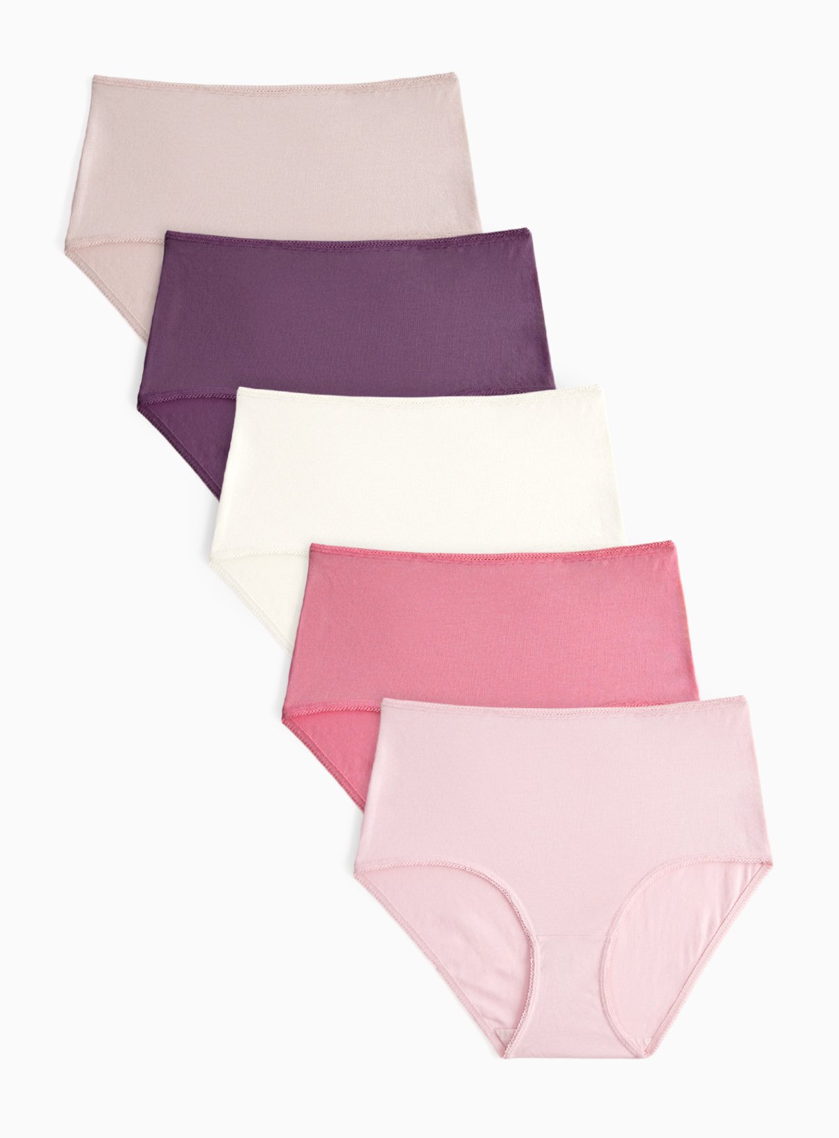 Pink Tonal Full Brief Knickers 5 Pack 22