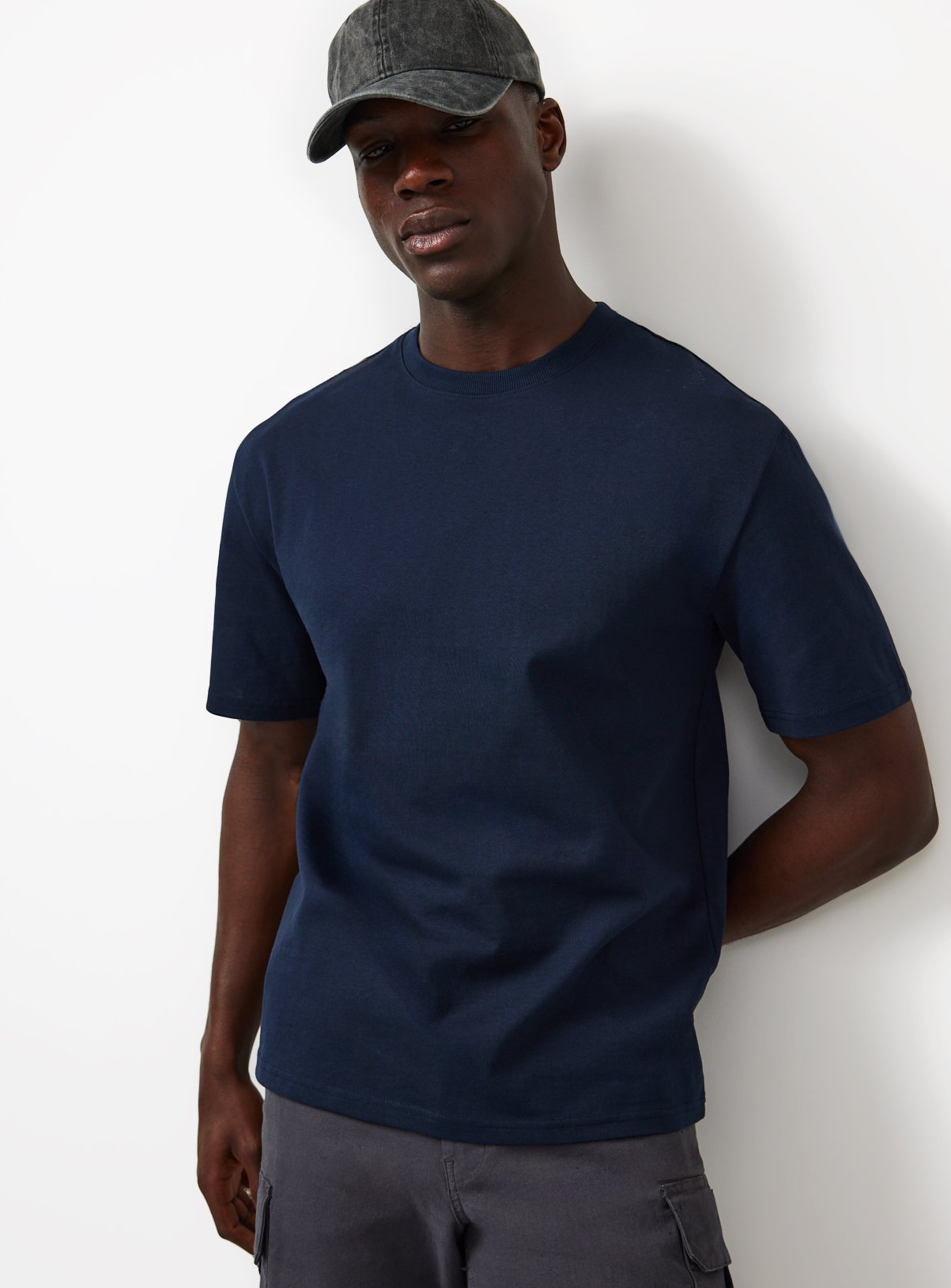 Navy Relaxed Fit Dry Handle T-Shirt XXL