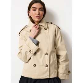 Stone Short Trench Coat