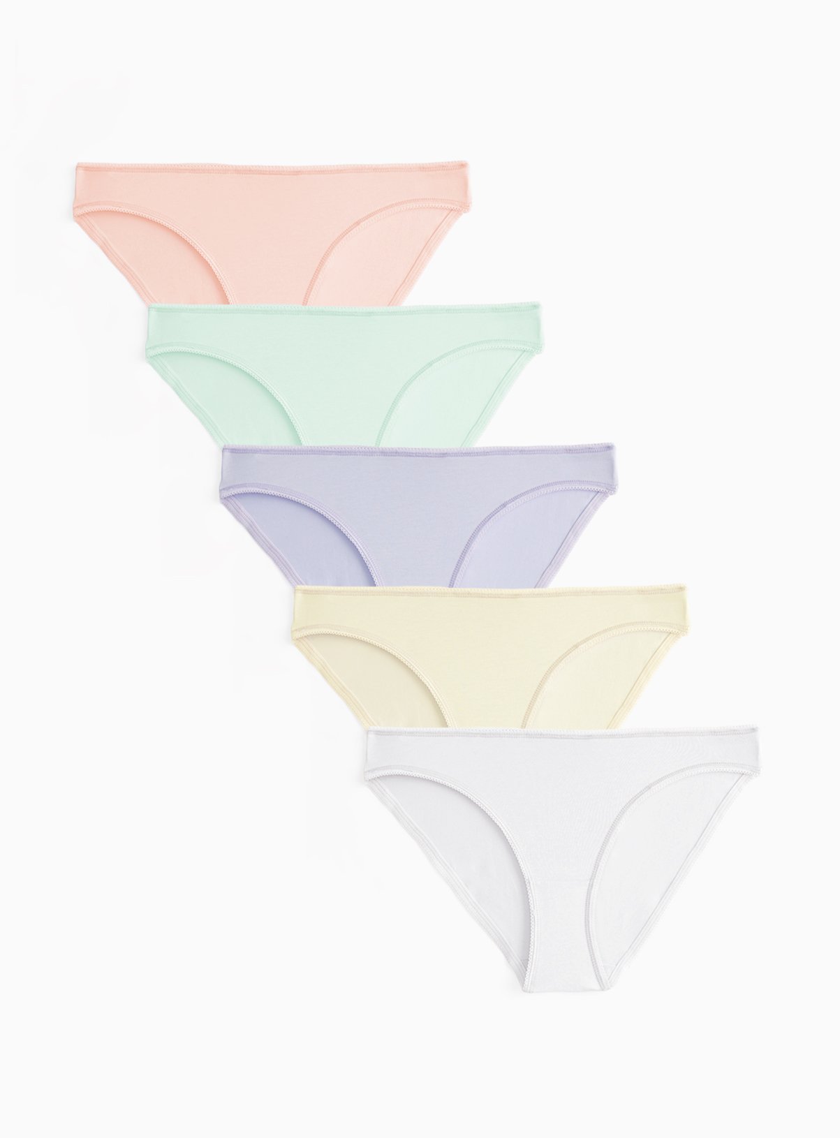 Pastel Sorbet Bikini Briefs 5 Pack