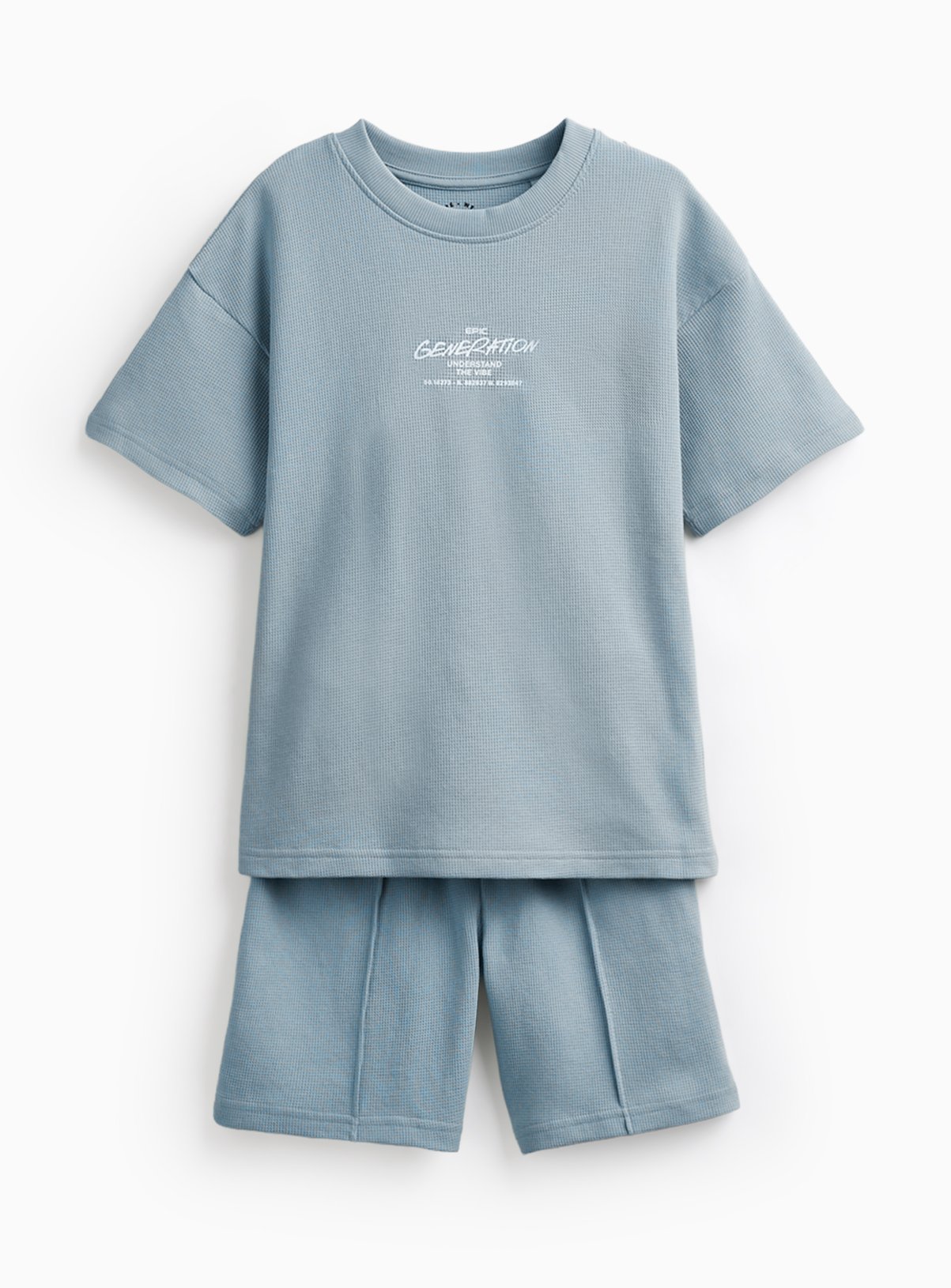 Blue Epic Graphic T-Shirt & Shorts Set 10 years