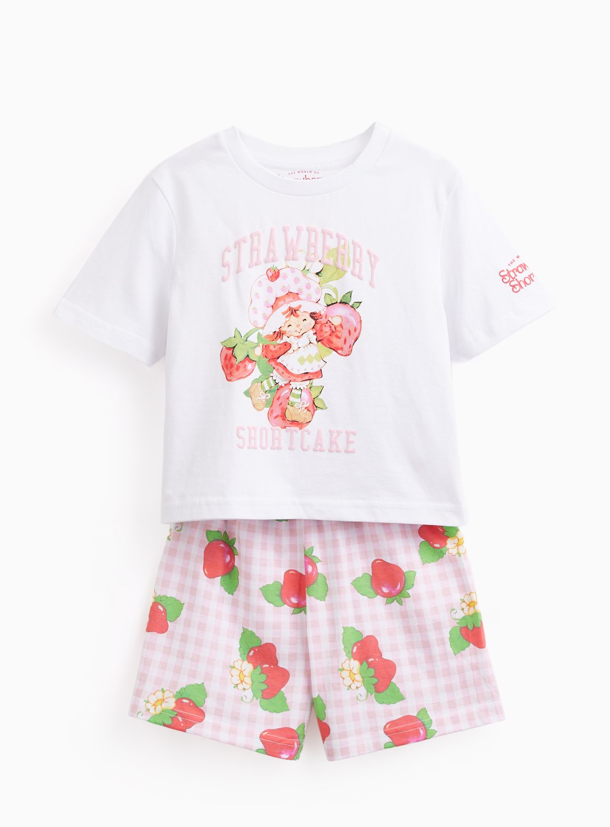 Strawberry Shortcake Print Shortie Pyjamas 