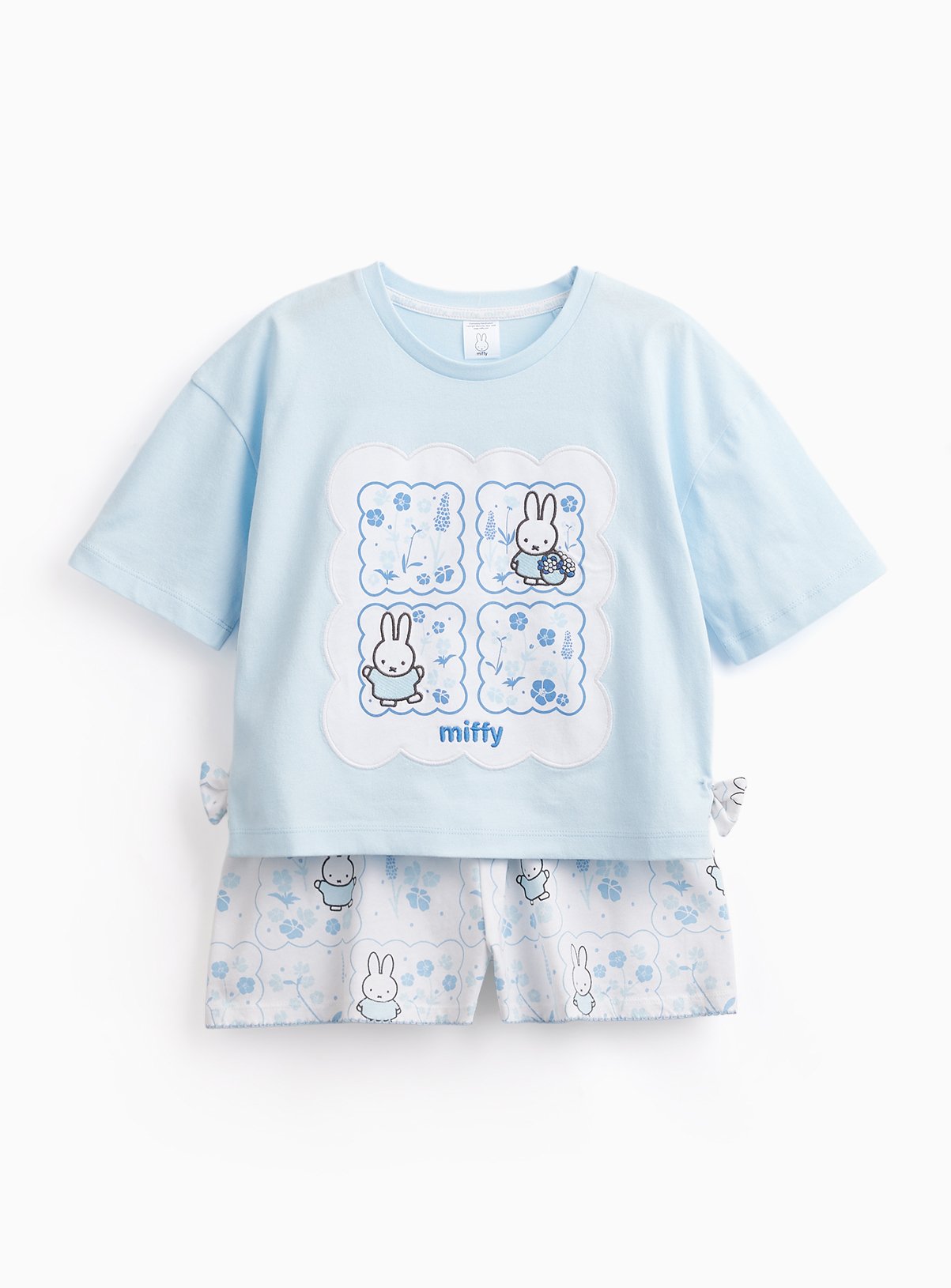 Blue Miffy Print Shortie Pyjamas 