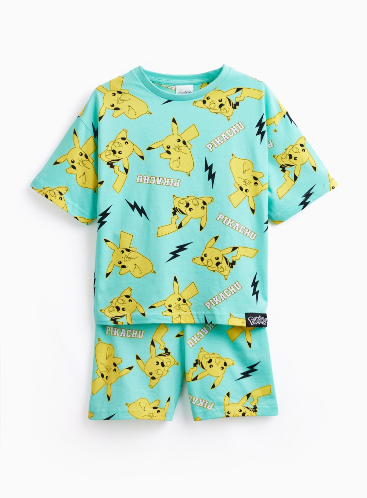 Blue Pokemon Print Shortie Pyjamas
