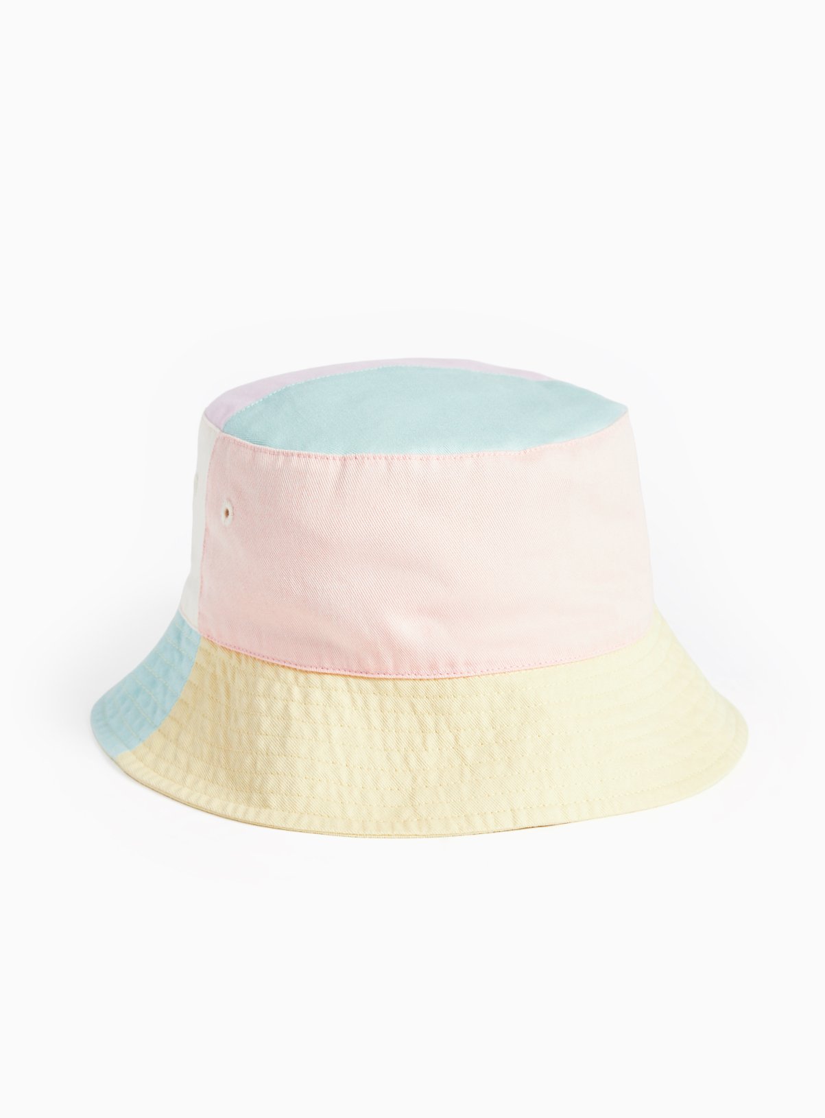 Multicoloured Panel Bucket Hat