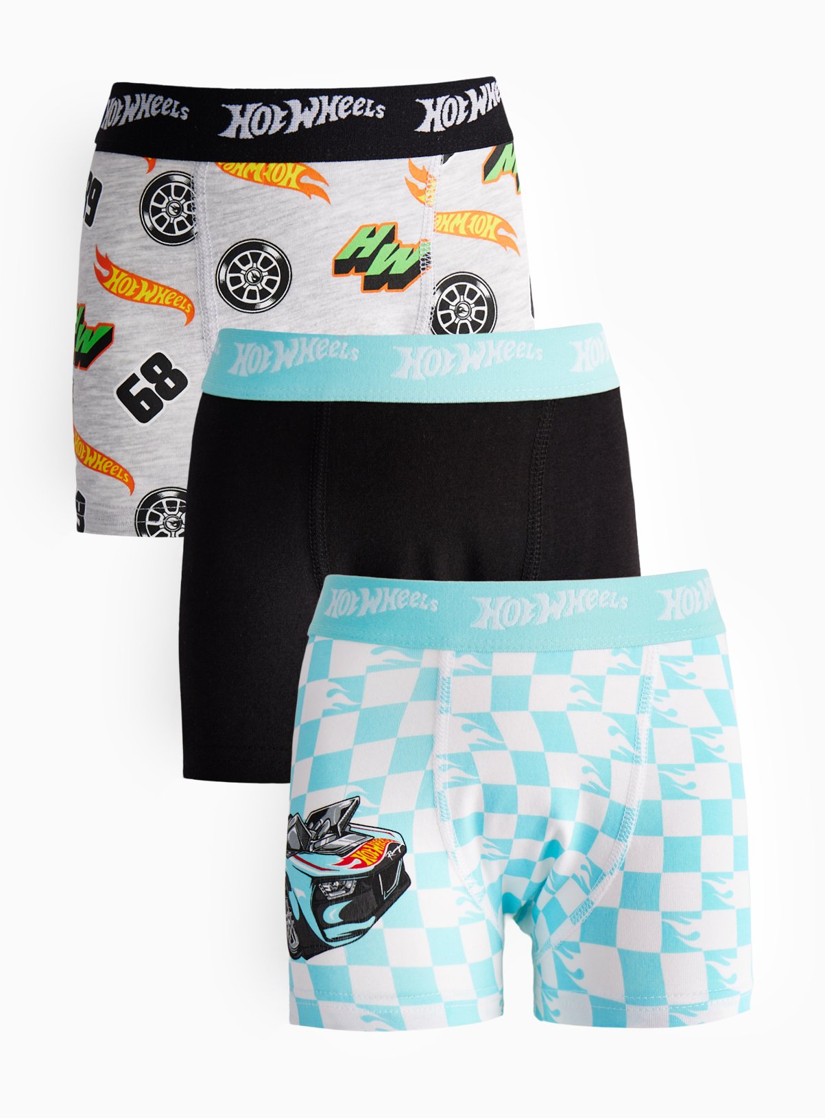 Hot Wheels Print Trunks 3 Pack 11-12 years