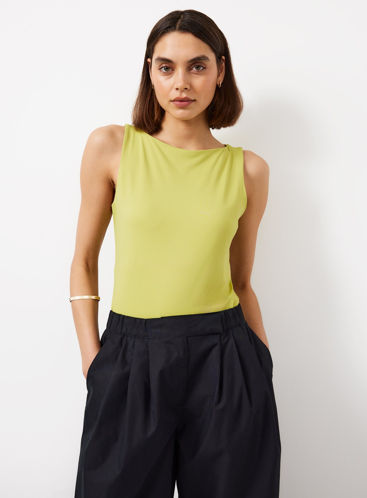 Lime Boat Neck Tank Top 24
